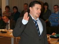 Gemeenteraadslid Tom De Winter-Pieters, eedaflegging als gemeenteraadslid